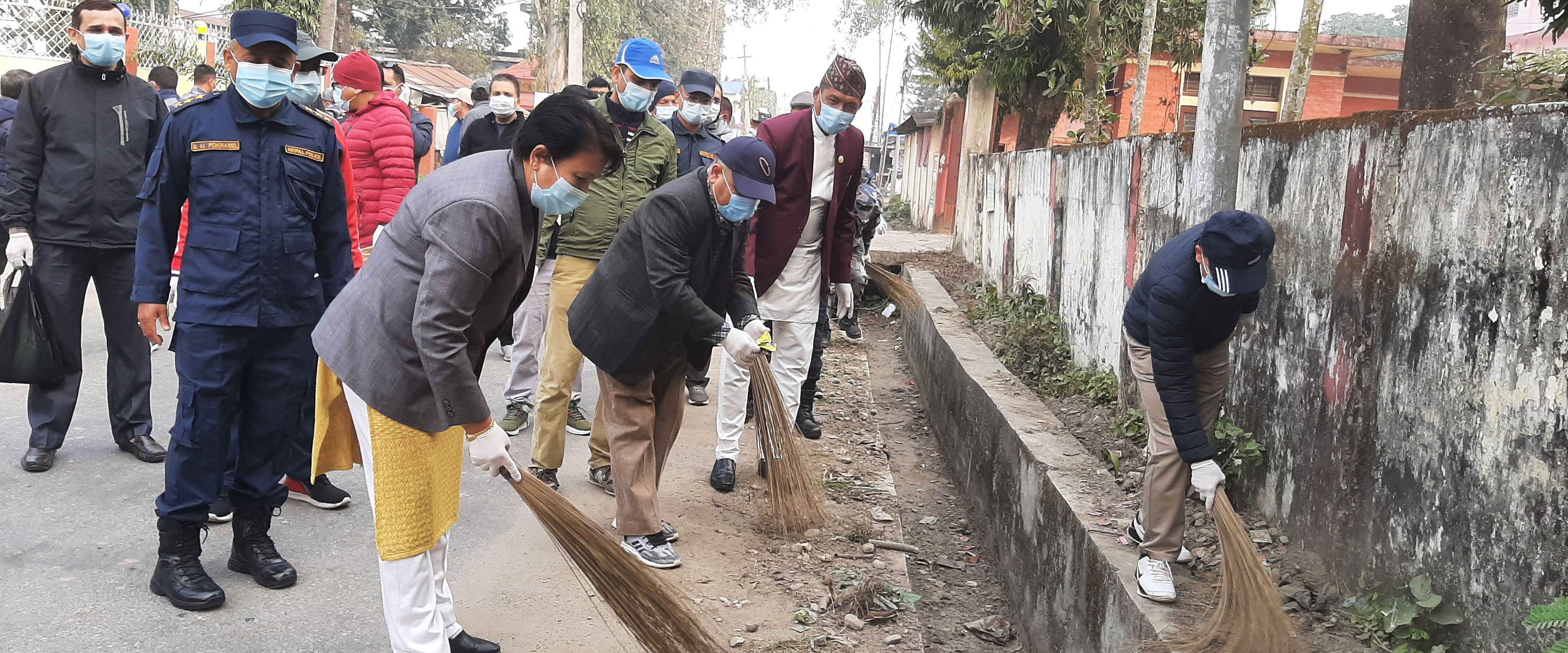 प्रजातन्त्र दिवसमा सरसफाइ कार्यक्रम