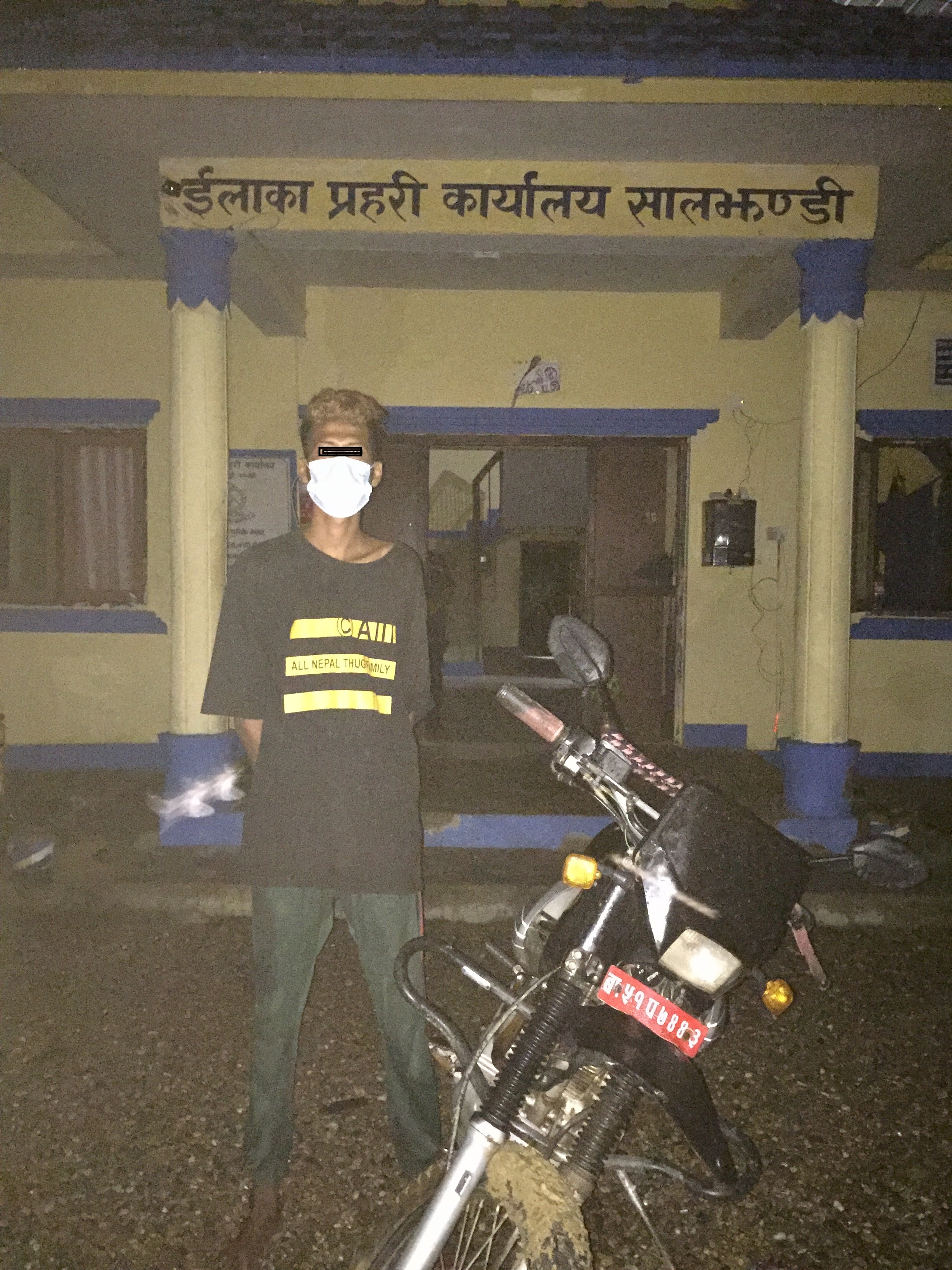 टेष्टराईडको बाहनामा मोटरसाईकल चोरी फरार व्यक्ति सालझण्डी प्रहरीद्वारा पक्राउ