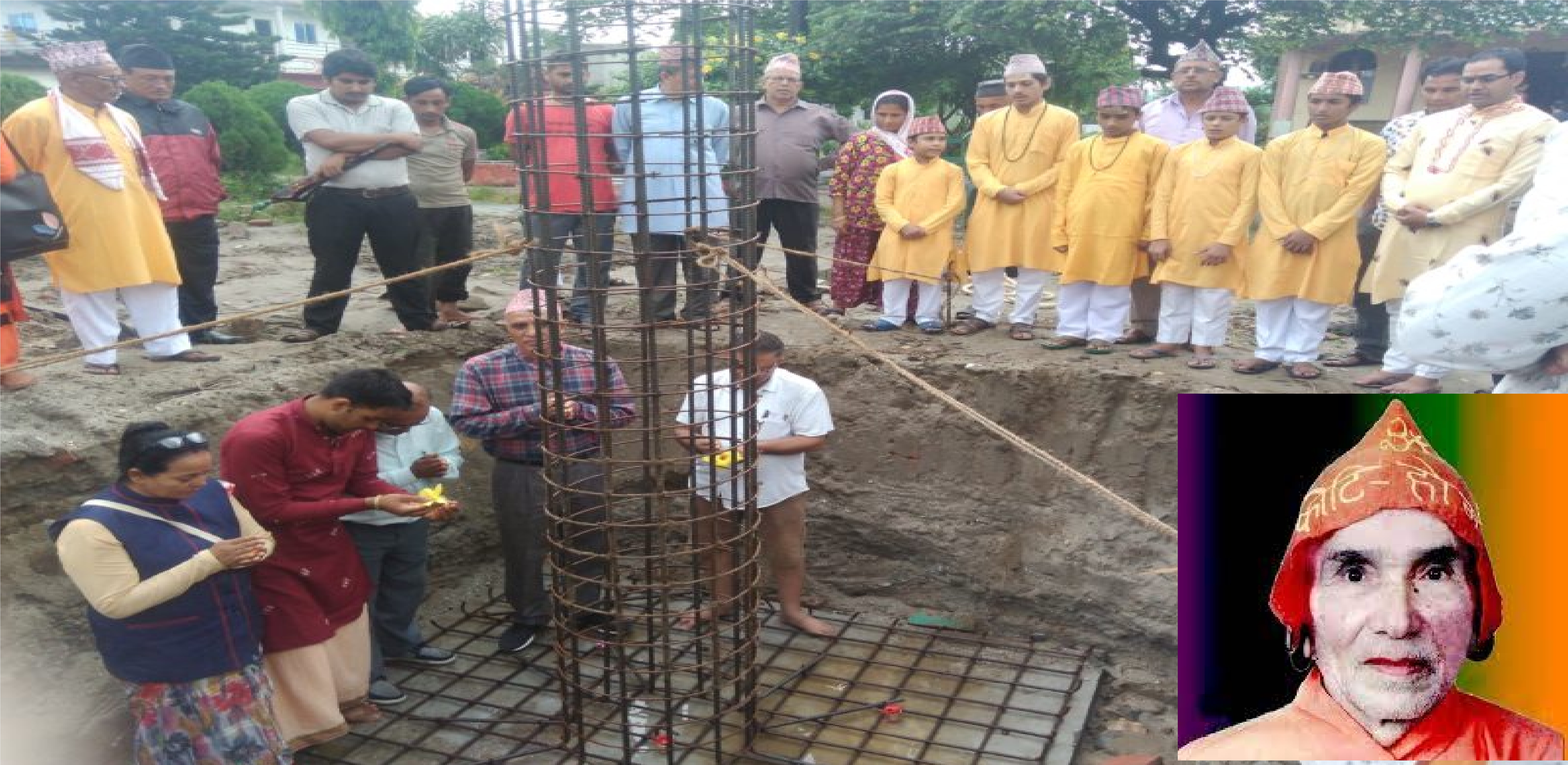 योगी नरहरिनाथको शालिक अनावरण