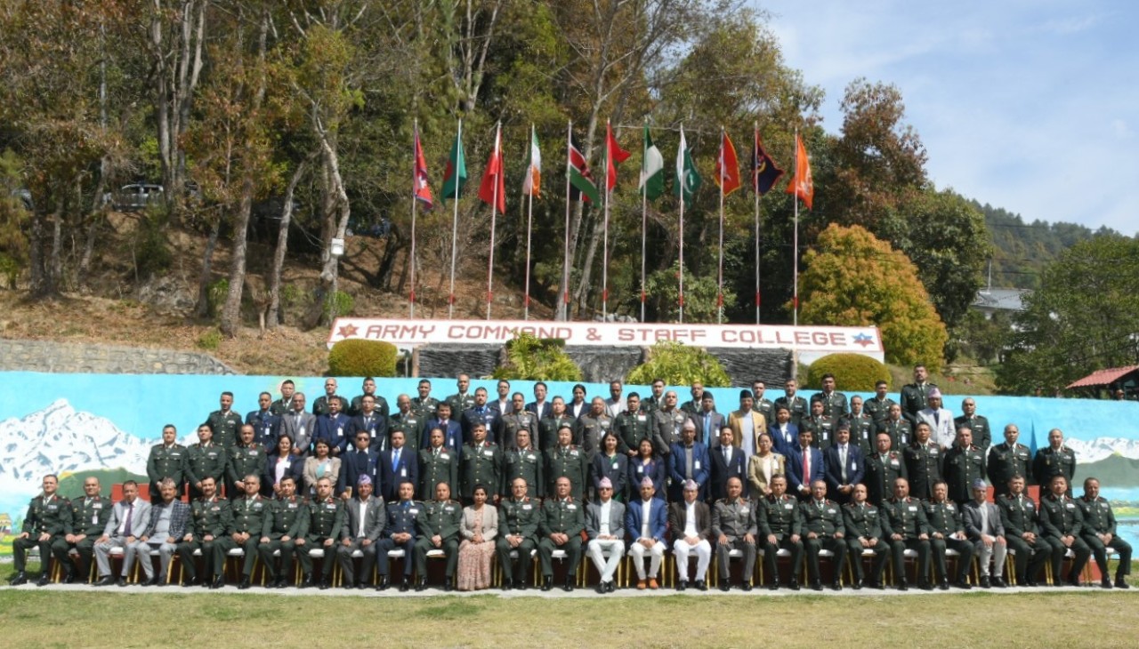 नेपाली सेनाको उच्चस्तरीय राष्ट्रिय सुरक्षा तालिमको ११औँ संस्करण सुरु