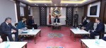 प्रधानमन्त्री देउवा र फ्रान्स-नेपाल संसदीय मैत्री समूहको टोलीबीच बालुवाटारमा भेटवार्ता