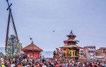 विस्का जात्राः आज साँंझ भक्तपुरमा लिङ्गो उभ्याइने 