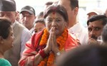 काठमाडौँको मेयरमा कांग्रेसबाट सिर्जना सिंहको उम्मेदवारी दर्ता 