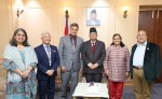 प्रधानमन्त्री दाहालसँग महानिर्देशक डा बरमेजोको भेट