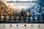 आधुनिक चिकित्साशास्त्रको इतिहास : अन्धविश्वासबाट कृत्रिम बुद्धिमत्तासम्मको अद्भुत यात्रा