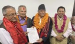 प्रचण्डले गरे उम्मेदवारी दर्ता