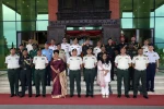 भारतीय National Defence College को भ्रमण दलद्वारा जङ्गी अड्‍डा भ्रमण