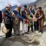 वृक्षरोपणपछि जल सिञ्चन: मुख्यमन्त्री पोखरेल