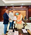 प्रधानमन्त्रीसँग एनआरएनए अष्ट्रेलियाका अध्यक्ष पोख्रेलको भेटघाट
