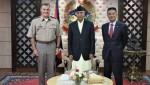 अमेरिकी सेनाका कमाण्डरद्वारा प्रधानमन्त्रीसँग शिष्टाचार भेट