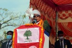 संविधान लोकतन्त्र विरोधिहरुबाट धरापमा परेपछि गठबन्धन : अध्यक्ष दाहाल