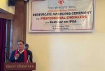 निर्माण व्यवसायीले काम र कर्मचारीले समयमै निर्णय नगर्दा राज्यलाई ठूलो नोक्सानी: मन्त्री घिसिङ