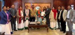 प्रधानमन्त्री कार्कीसँग थारू कल्याणकारिणी सभाको भेट, माघी महोत्सवमा निमन्त्रणा