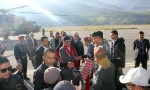 जलवायु परिवर्तनसम्बन्धी अन्तक्रिया कार्यक्रममा सहभागी हुन प्रधानमन्त्री दाहाल मुस्ताङमा