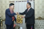 मन्त्री मोदीसँग कोरियाली राजदूतको शिष्टाचार भेट