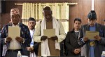 सांसदद्वय यादव र राईद्वारा शपथ