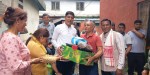  भद्रपुर नगरपालिकाद्वारा करेसाबारी प्रवर्द्धन गर्न किसानलाई सहयोग
