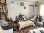 कोटेश्वरस्थित नेपाल निवास पुगे कांग्रेस सभापति देउवा