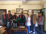 अस्पताललाई कम्बल वितरण