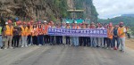 मुग्लिन पोखरा सडकः पूर्वी खण्डको कालोपत्र सकिएपछि खुसियाली