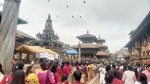 पाटनस्थित कृष्ण मन्दिरमा दर्शनार्थीको घुइँचो(तस्बिरसहित)