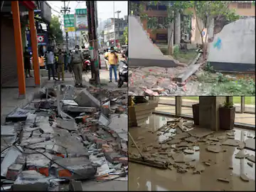 उत्तरपूर्वी भारतको आसाम राज्यमा शक्तिशाली भूकम्प