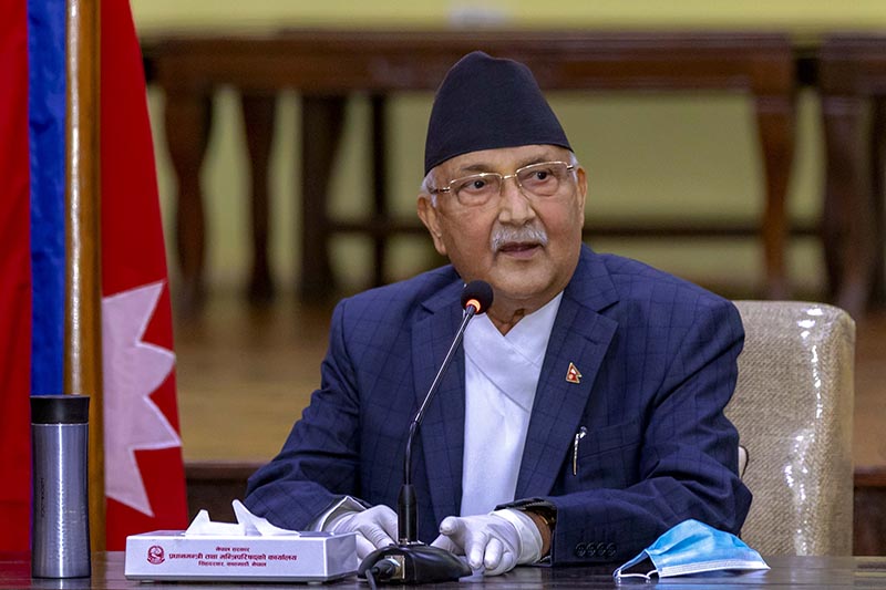 नेपाल समूहले नेताहरुलाई बलजफ्ती अपहरण गरि रिसोर्टमा थुनियाे : ओली