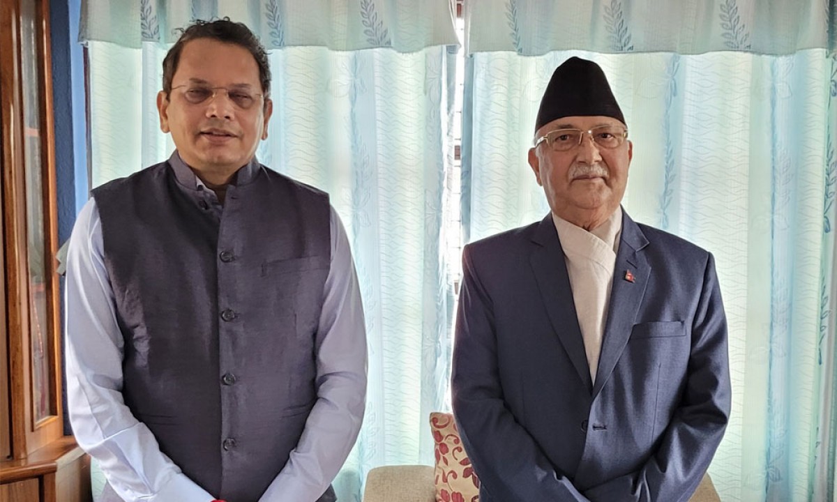 ओली र चौथाइवालेबीच भेटवार्ता