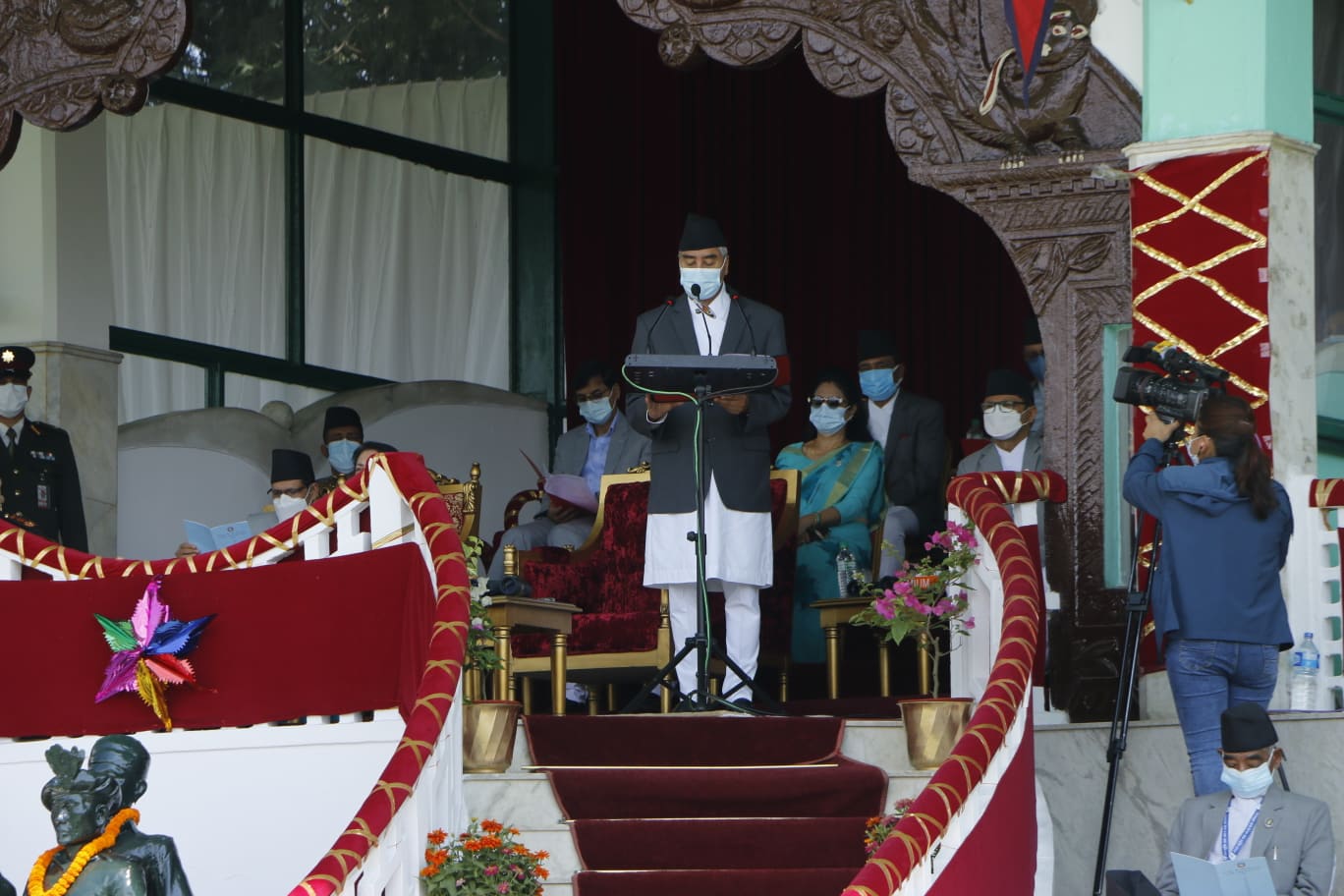 संविधानले शहीदको सपना, नागरिकको आकांक्षा र हाम्रो भविष्यलाई एकाकार गरेको छ प्रम देउवा