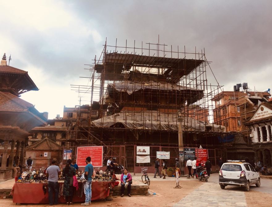 कामदार अभावले भीमसेन मन्दिर पुनःनिर्माण तिहारपछि सम्पन्न हुने