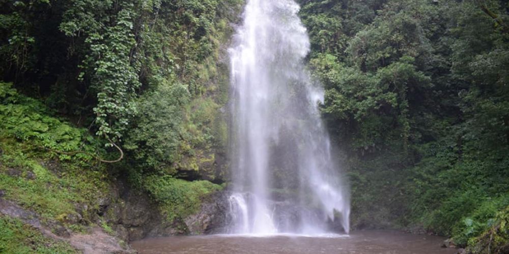 रामपुरको छाङ्दी झरनामा पर्यटकको आकर्षण