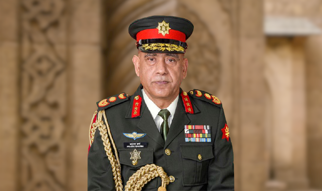 प्रधानसेनापति शर्मा मङगलबार भारत भ्रमणमा जाँदै