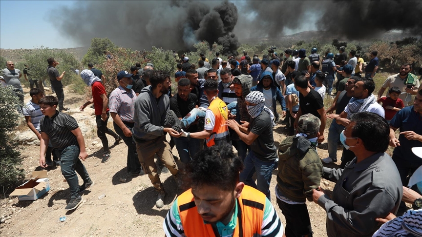 जेरुसेलममा इजरायली सेनासँगको झडपमा ५७ प्यालेस्टाइनी घाइते