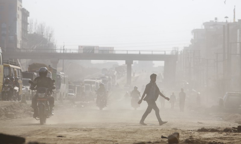 वीरगञ्जमा पहिलोपटक वायु प्रदूषण मापन