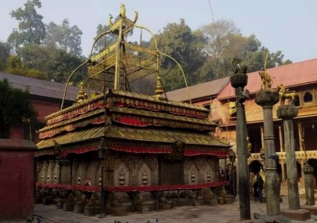 गुह्येश्वरीमा रातभर बलिसहित तान्त्रिक पूजा