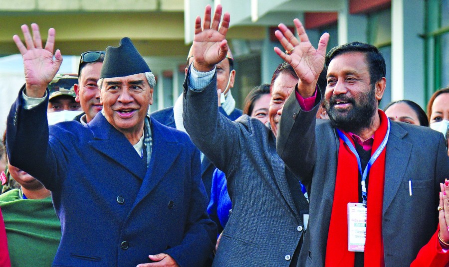 नेपाली कांग्रेसको सभापतिमा शेरबहादुर देउवा निर्वाचित