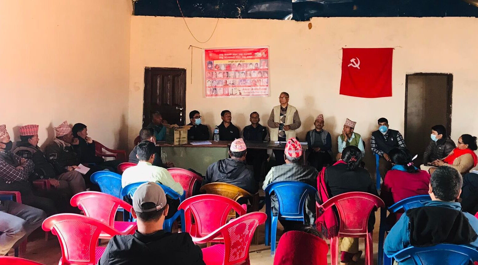 माओबादी भीमसेन थापा गाउँपार्टीले गर्यो निर्वाचनको तयारीका लागि ८ बिभागको गठन