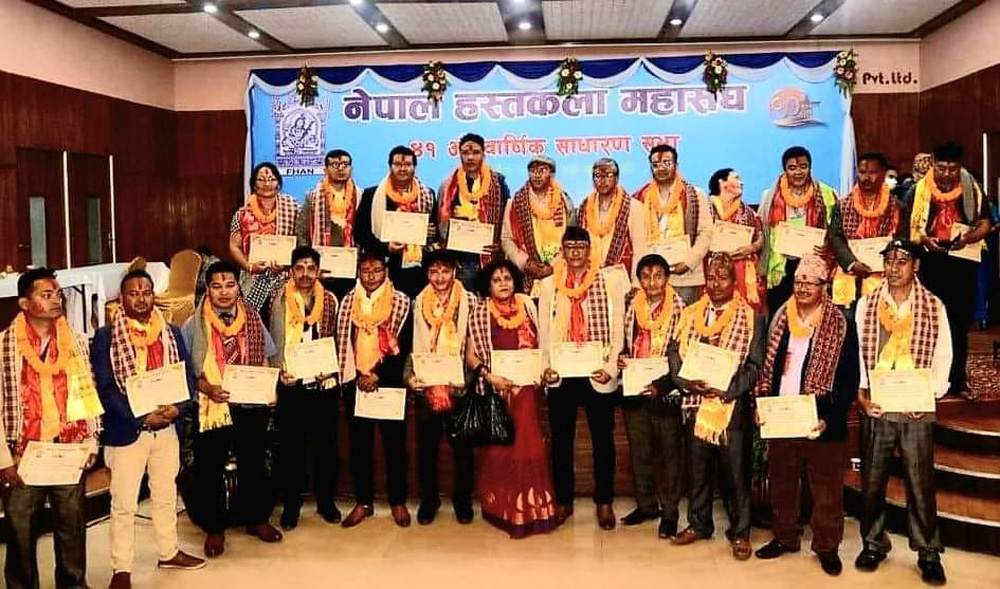 नेपाल हस्तकला महासंघको अध्यक्षमा शाक्य विजयी