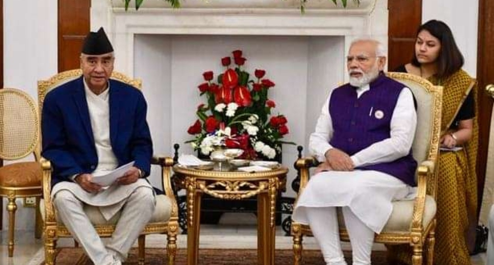 नेपाल र भारतबीच चार सम्झौतापत्रमा हस्ताक्षर