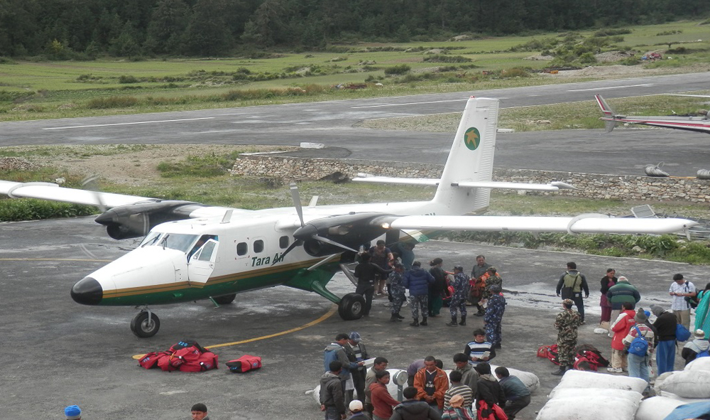 हवाई सेवा अवरुद्ध हुँदा हुम्लावासी समस्यामा 