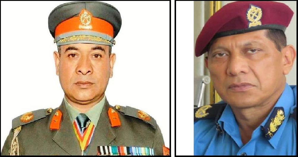 नेपाल प्रहरी र सशस्त्र प्रहरीमा एकैसाथ महानिरीक्षक नियुक्त