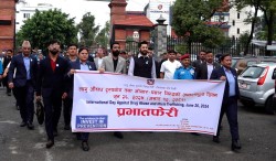 गलत बाटोबाट सही गन्तव्यमा पुगिँदैन, लागुऔषध त्यागेर समाज सुधारक बनौँ : उपप्रधानमन्त्री लामिछाने