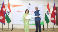 सगरमाथा संवादका लागि भारत सरकारबाट सवारीसाधन सहयोग  