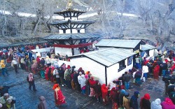 मुक्तिनाथमा बढ्यो चहलपहल