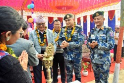 झापामा एकैदिन तीन वटा सशस्त्र प्रहरी बोर्डर आउट पोस्ट को उद्घाटन