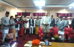 बागमतीका नवनियुक्त मन्त्रीहरूले पद तथा गोपनीयताको शपथ ग्रहण