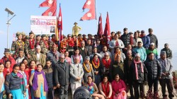 नेपाली सेनाको ‘एकीकरण पदयात्रा’ शुभारम्भ