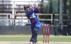 नेपालले युएईलाई दियो १२० रनको लक्ष्य