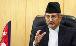 गृहमन्त्री खाणसँग बेलायती राजदूत पोलिटको भेट