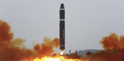 उत्तर कोरियाद्वारा ब्यालेस्टिक क्षेप्यास्त्र प्रहार